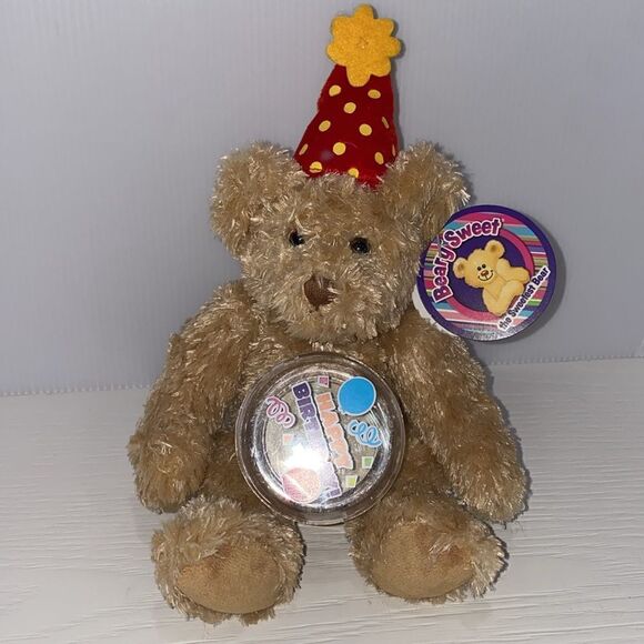 Beary Sweet Happy Birthday Plush Celebration Bear - Picture 8 of 9